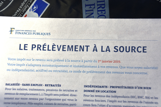 Cabinet ARDOUREL & MATHONIER - Prélèvement à la source : lesquels de vos revenus 2018 seront imposés en 2019 ?